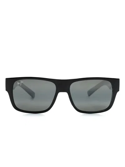 Maui Jim Keahi Square-frame Sunglasses In Black