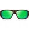 Maui Jim Keha 63mm Oversize Polarized Rectangular Sunglasses