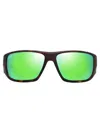 Maui Jim Keha Bold Tortoiseshell Frame Sunglasses In Brown