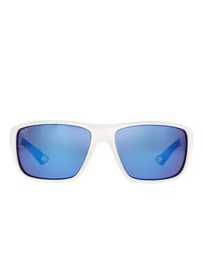 Maui Jim Keha Sunglasses In White
