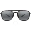 Maui Jim Keokea Neutral Grey Navigator Unisex Sunglasses 447-02 55 In Grey