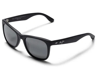 Maui Jim Kikonia Xlarge Fashion Sunglasses Matte Black/neutral Grey Polarized: One Size
