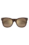 Maui Jim Kiopaa Classic Square Sunglasses, 54mm In Matte Dark