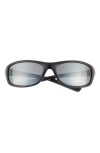Maui Jim Kipahulu 59mm Polarized Rectangular Wrap Sunglasses
