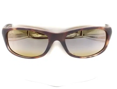 Pre-owned Maui Jim Kipahulu Matte Tortoise Rubber Hcl Bronze Sunglasses H279-10mr $279