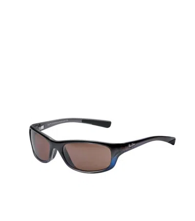 Maui Jim Kipahulu Polarised H279 Wrap Sunglasses - Unisex In Marlin Hcl Bronze In Brown
