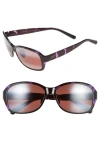 Maui Jim Koki Beach 56mm Polarizedplus2® Sunglasses In Purple Tortoise/maui Rose