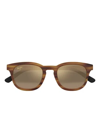 Maui Jim Koko Head Square-frame Sunglasses In Brown