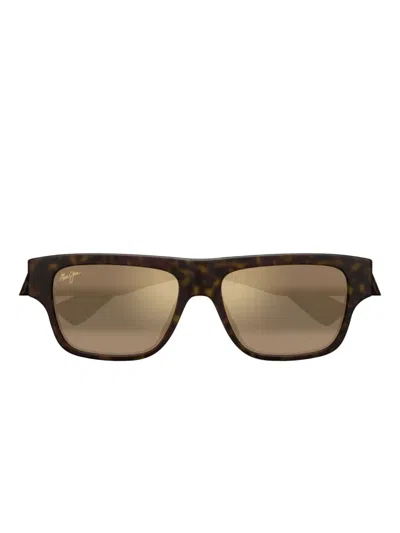 Maui Jim Kokua Matte Dark Brown Sunglasses