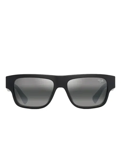 Maui Jim Kokua Square-frame Sunglasses In Black