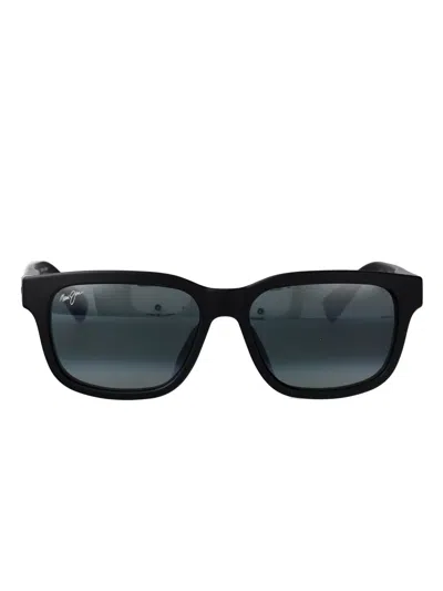 Maui Jim Kopikala Square-frame Sunglasses In Black