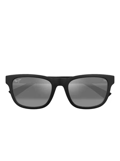 Maui Jim Kāpi‘i Square-frame Sunglasses In Black