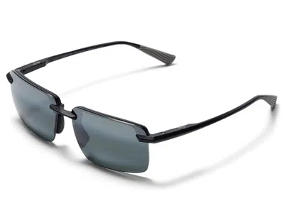 Maui Jim Laulima Polarized Fashion Sunglasses Matte Black/neutral Grey Polarized: One Size