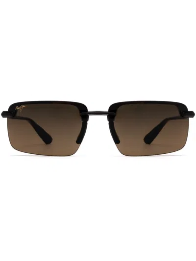 Maui Jim Laulima Shiny Dark Havana In Brown