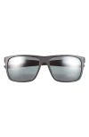 Maui Jim Lehopulu 58mm Polarizedplus2 Rectangular Sunglasses In Blue