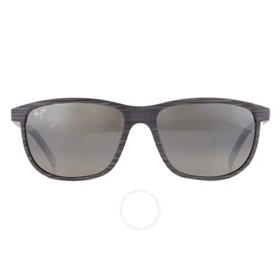 Maui Jim Lele Kawa Neutral Grey Rectangular Unisex Sunglasses 811-11d 58