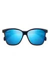 Maui Jim Liquid Sunshine Square-frame Sunglasses In Blue