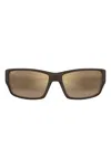 Maui Jim Local Kine Rectangle-frame Sunglasses In Brown