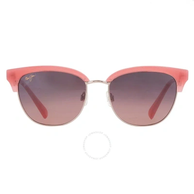 Maui Jim Lokelani Maui Rose Cat Eye Sunglasses Rs825-09 55 In Pink
