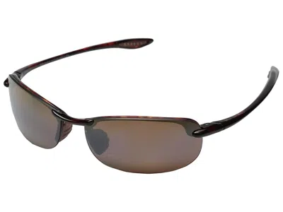 Maui Jim Makaha Sport Sunglasses Tortoise/hcl Bronze Lens: One Size In Brown