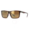 Maui Jim Mamalu Bay Hcl Bronze Rectangular Unisex Sunglasses H610-04 60