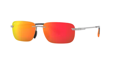 Maui Jim Man Sunglass Lanakila In Red Mir Pol