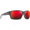 Maui Jim Mangroves Hawaii Lava Wrap Men's Sunglasses Rm604-02a 60