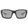 Maui Jim Mangroves Neutral Grey Wrap Men's Sunglasses 604-02 60 In Black