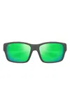Maui Jim Mangroves Rectangle-frame Sunglasses In Green