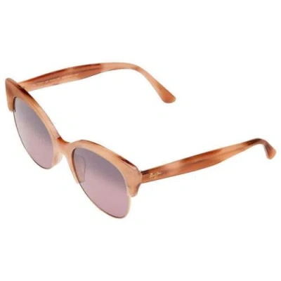 Pre-owned Maui Jim Mariposa Rs817-19b Coral With Rose Gold Maui Rose Polarized Sunglasses In Pink
