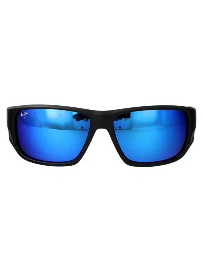 Maui Jim Matte Black Acetate Sunglasses