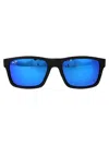 Maui Jim Matte Black Blue Hawaai Acetate Sunglasses In Blue