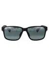 Maui Jim Matte Black Nylon Sunglasses In Black