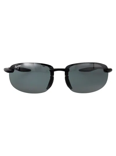 MAUI JIM MAUI JIM MATTE BLACK NYLON SUNGLASSES