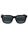 Maui Jim Matte Black Plastic Sunglasses In Black