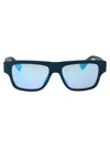 Maui Jim Matte Petrol Blue Acetate Sunglasses In Black