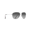 Maui Jim Cliff House Gs247-17 In Silver