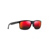 Maui Jim Kaiwi Channel 62mm Rectangular Polarized Sunglasses