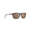 Maui Jim Lele Kawa Mj H811-25c Rectangle Polarized Sunglasses