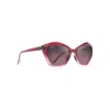 Maui Jim Lotus 56mm Polarizedplus2® Cat Eye Sunglasses