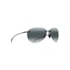 Maui Jim Sugar Beach 421-02 In Gray