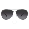 Maui Jim Mavericks Double-gradient Lenses Pilot-frame Sunglasses In Grey / Silver