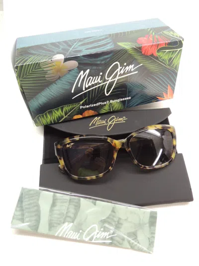 Pre-owned Maui Jim Mb-sg Mj768-10 Pulmeria Tortoise Sunglass Maui Rose Lens 55/17 -135