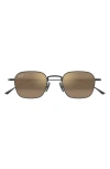 Maui Jim Mekala Classic 48mm Polarized Square Sunglasses