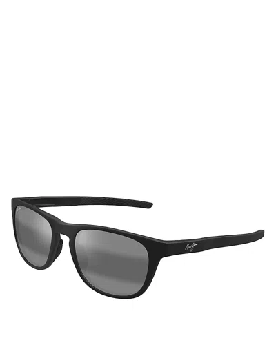 Maui Jim Melemele Square Sunglasses, 53mm In Black
