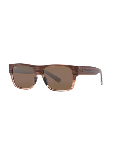 Maui Jim Unisex Polarized Sunglasses, Keahi In Brown