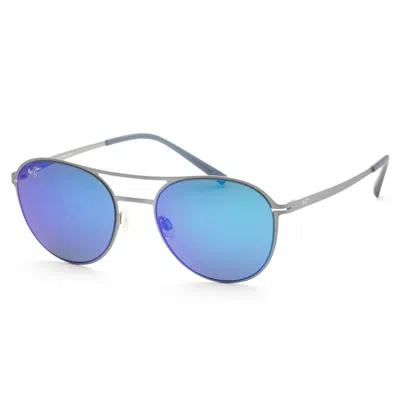 Maui Jim Men's Half Moon 53 Mm Grey Sunglasses