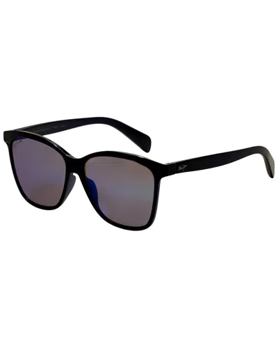 Maui Jim Men's Liquid Sunshine 58mm Polarized Sunglasses In Black