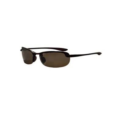 Maui Jim Men's Makaha 61 Mm Brown Reading Sunglasses