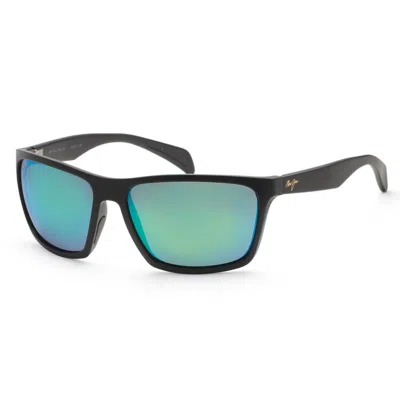 Maui Jim Men's Makoa 61 Mm Black Sunglasses